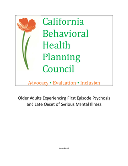 California Behavioral Health Planning Council