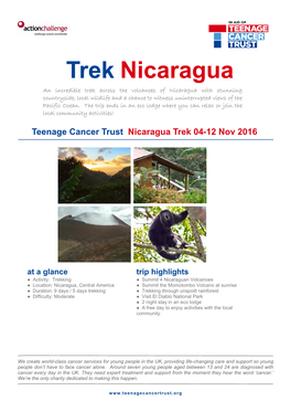 Trek Nicaragua