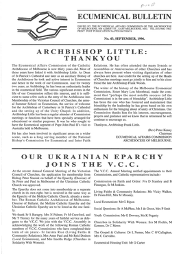 Ecumenical Bulletin