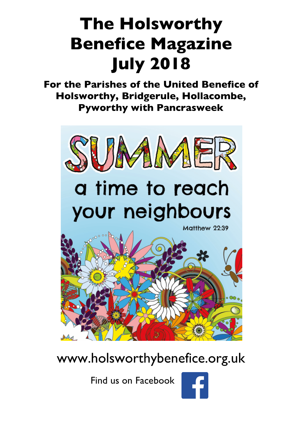 The Holsworthy Benefice Magazine July 2018