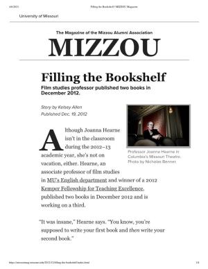 Filling the Bookshelf | MIZZOU Magazine