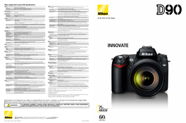 Nikon D90 Brochure