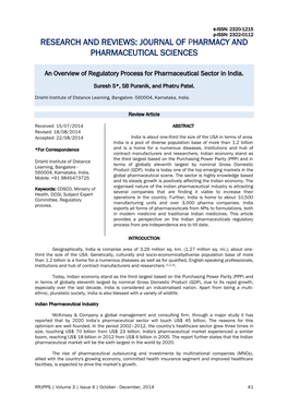 Journal of Pharmacy and Pharmaceutical Sciences