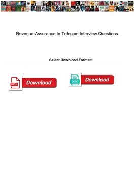 Revenue Assurance in Telecom Interview Questions
