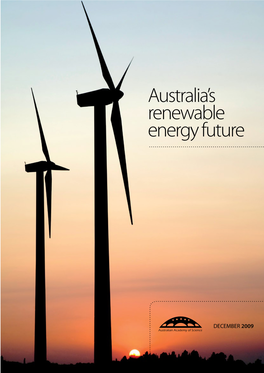Australia's Renewable Energy Future