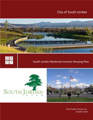 South Jordan Moderate Income Housing Plan