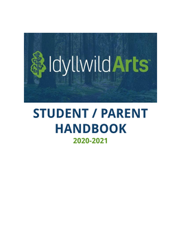 Student / Parent Handbook 2020-2021