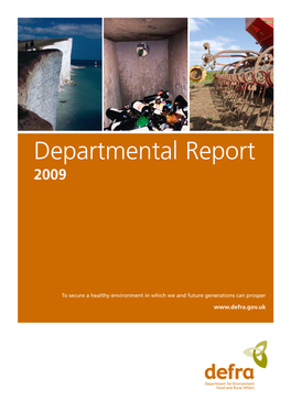 Defra Departmental Report 2009