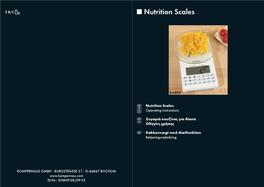 Nutrition Scales