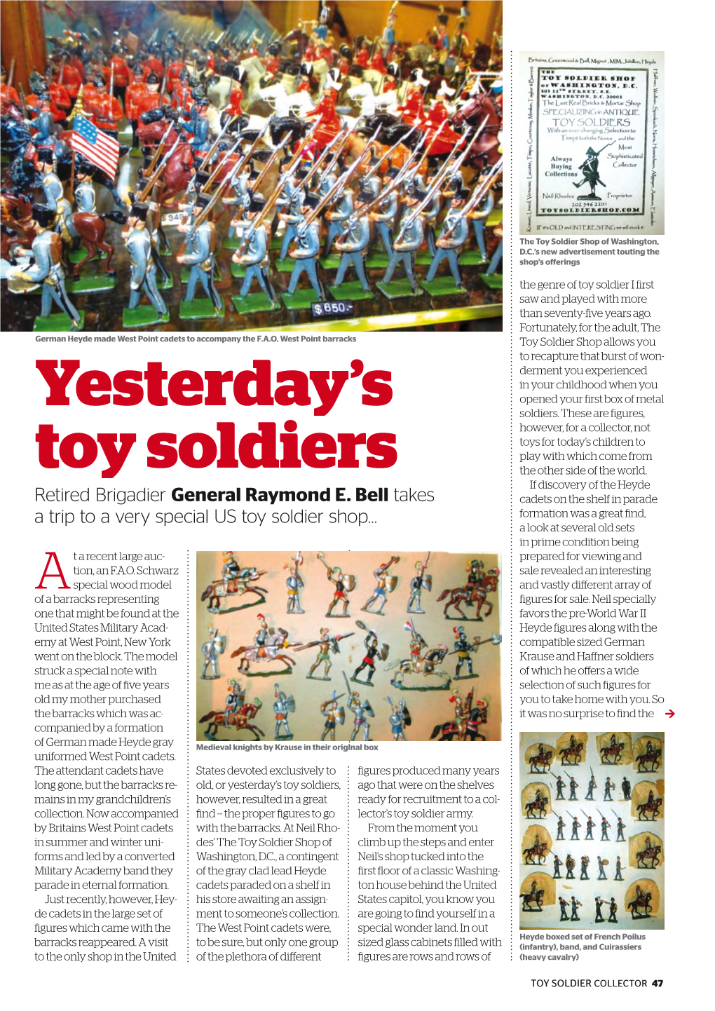 Yesterday's Toy Soldiers