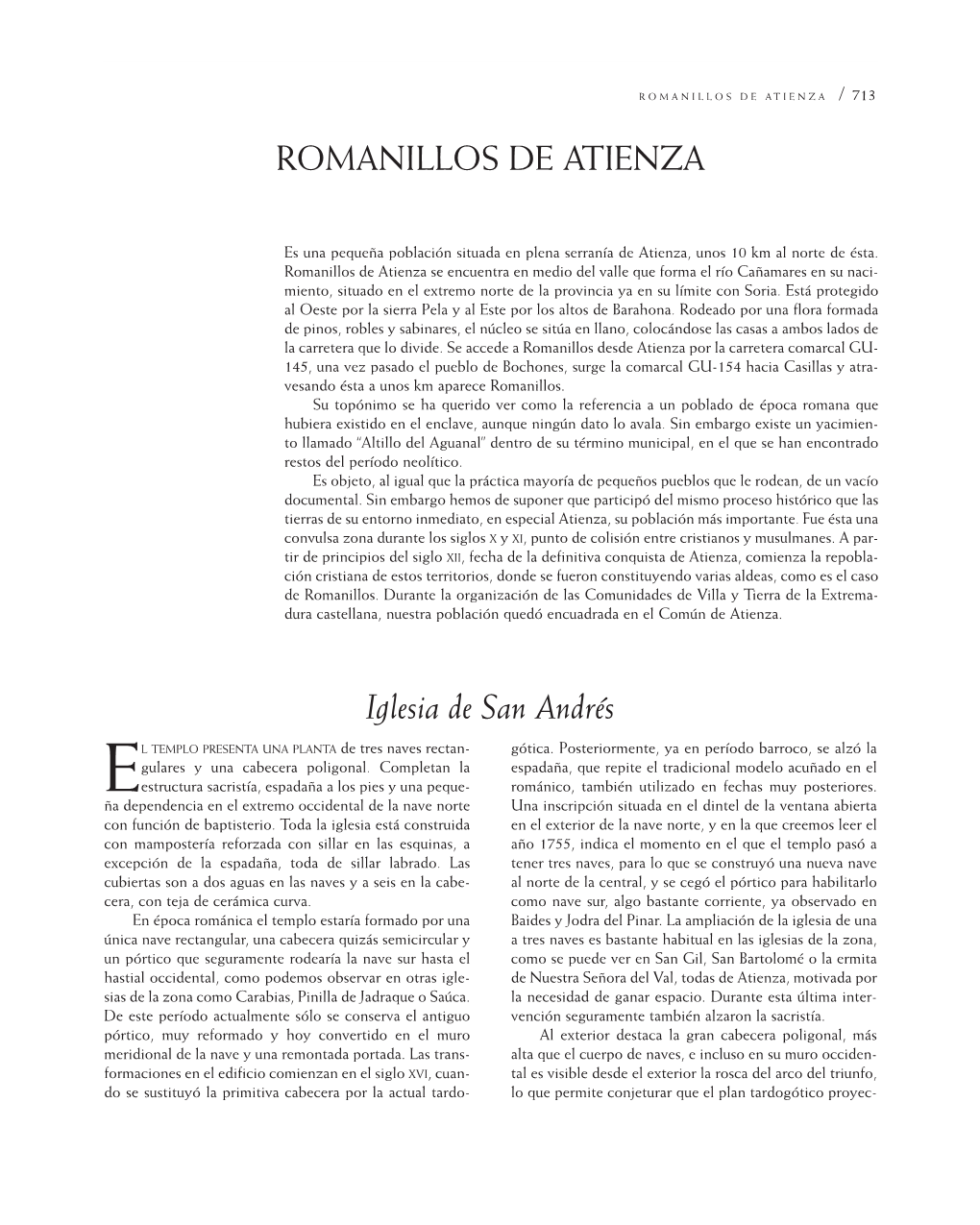 Romanillos De Atienza / 713