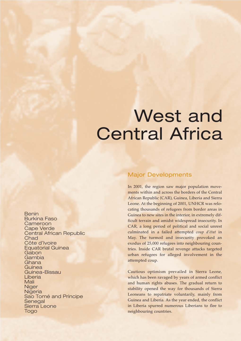 West and Central Africa