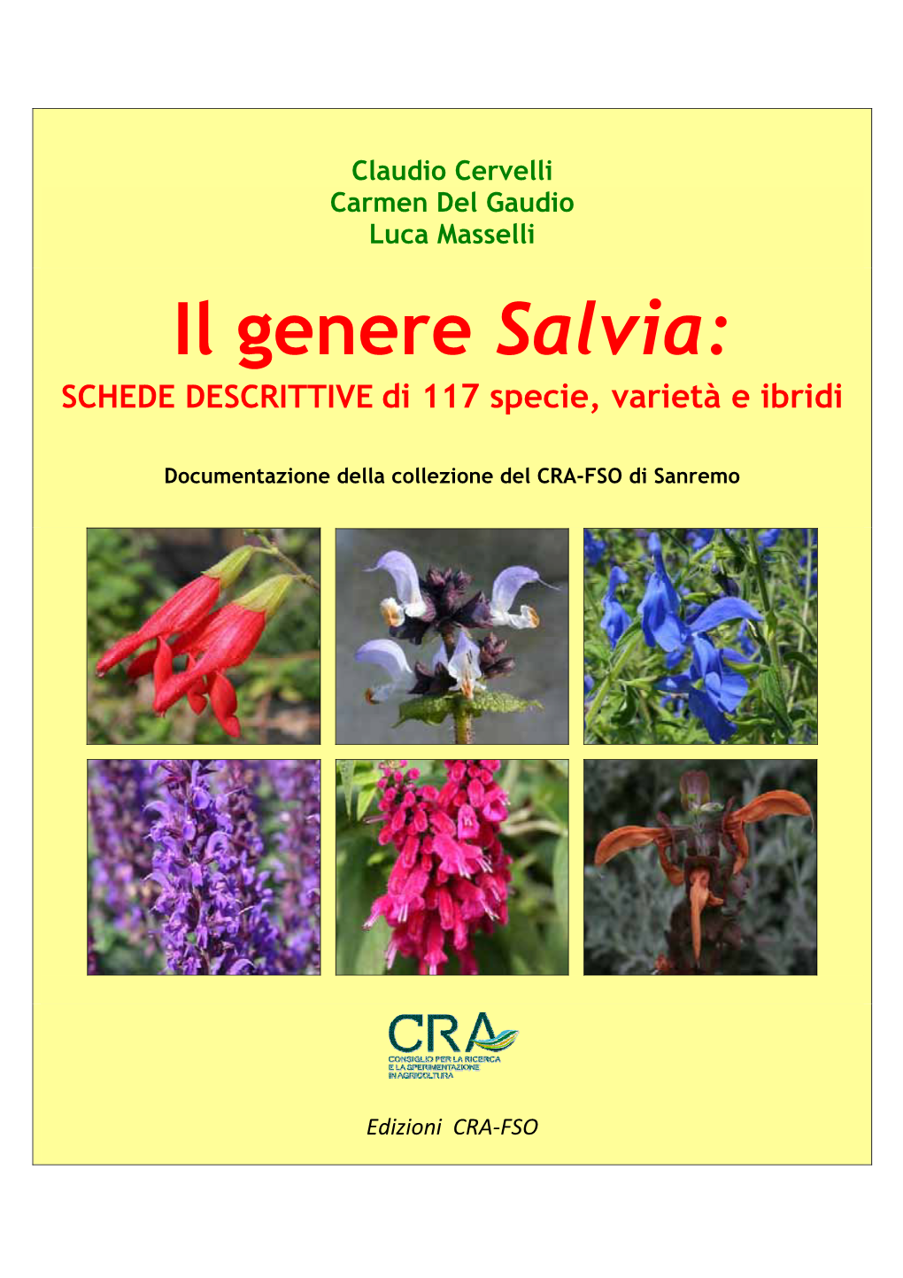 Il Genere Salvia: SCHEDE DESCRITTIVE Di 117 Specie, Varietà E Ibridi