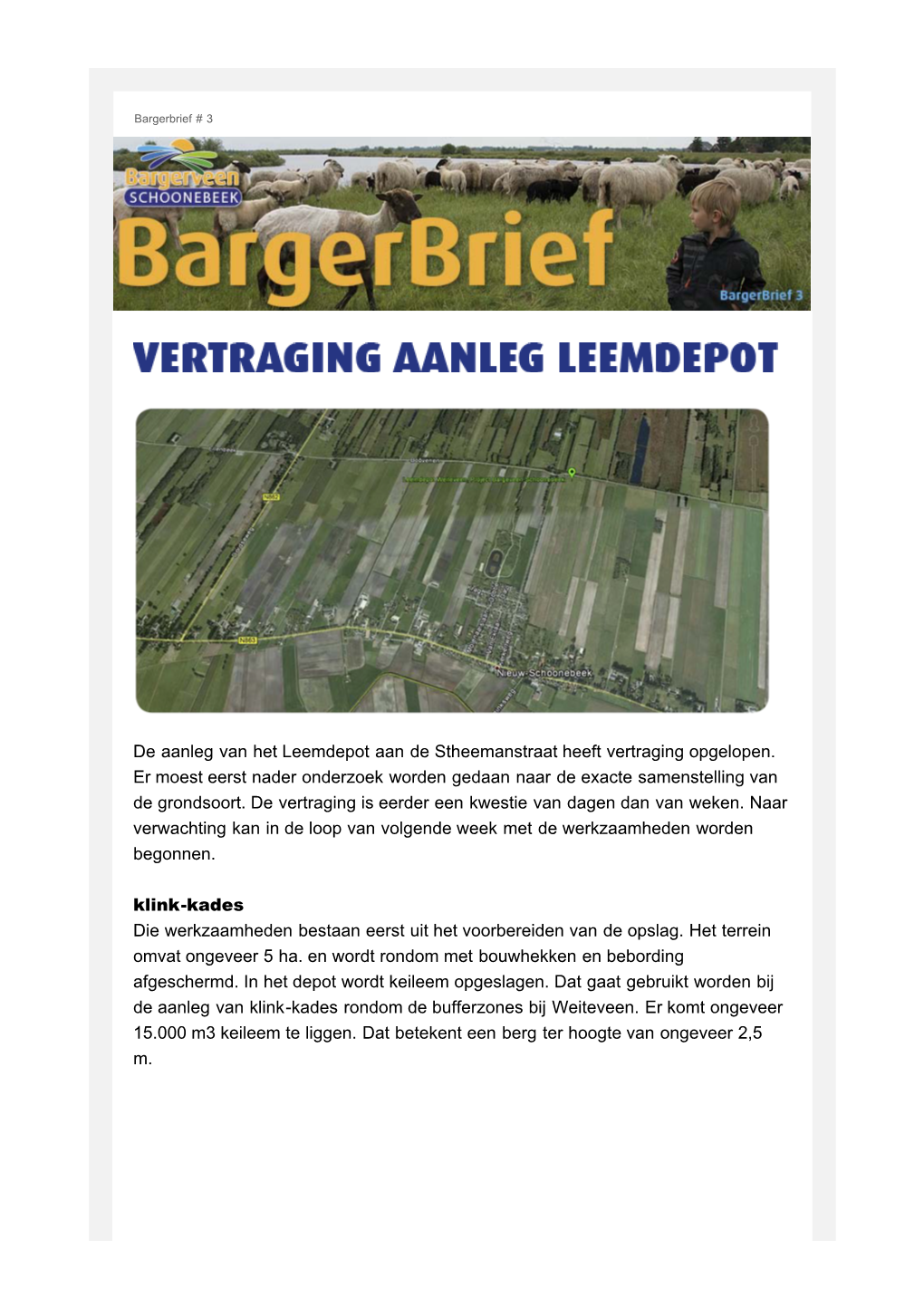 Bargerbrief #3