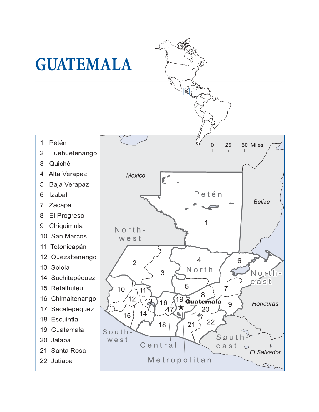 Guatemala Country Profile Health in the Americas 2007