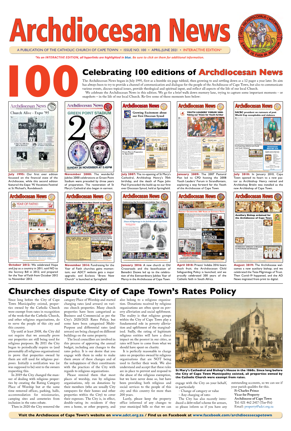 Churches Dispute City of Cape Town's Rates Policy