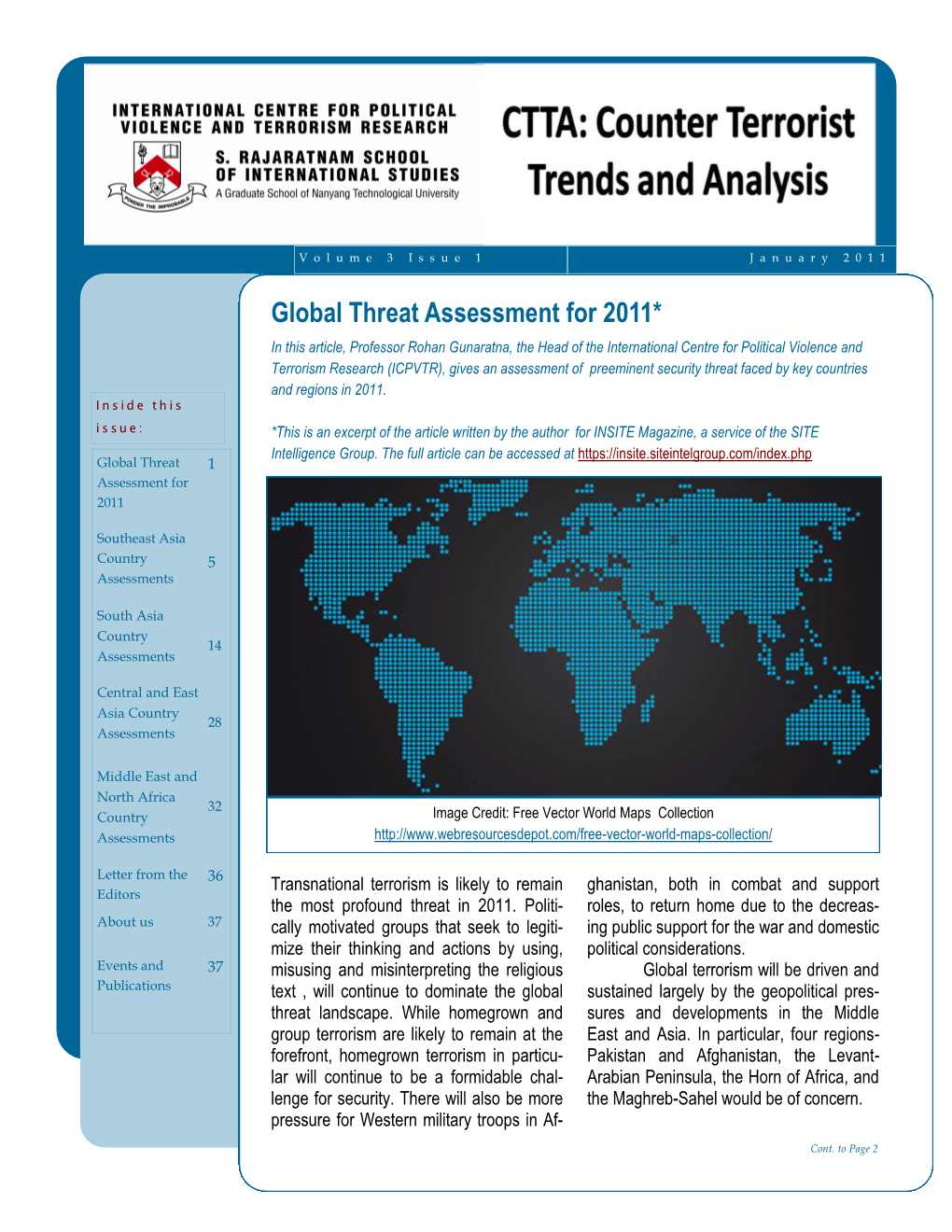 Global Threat Assessment for 2011*