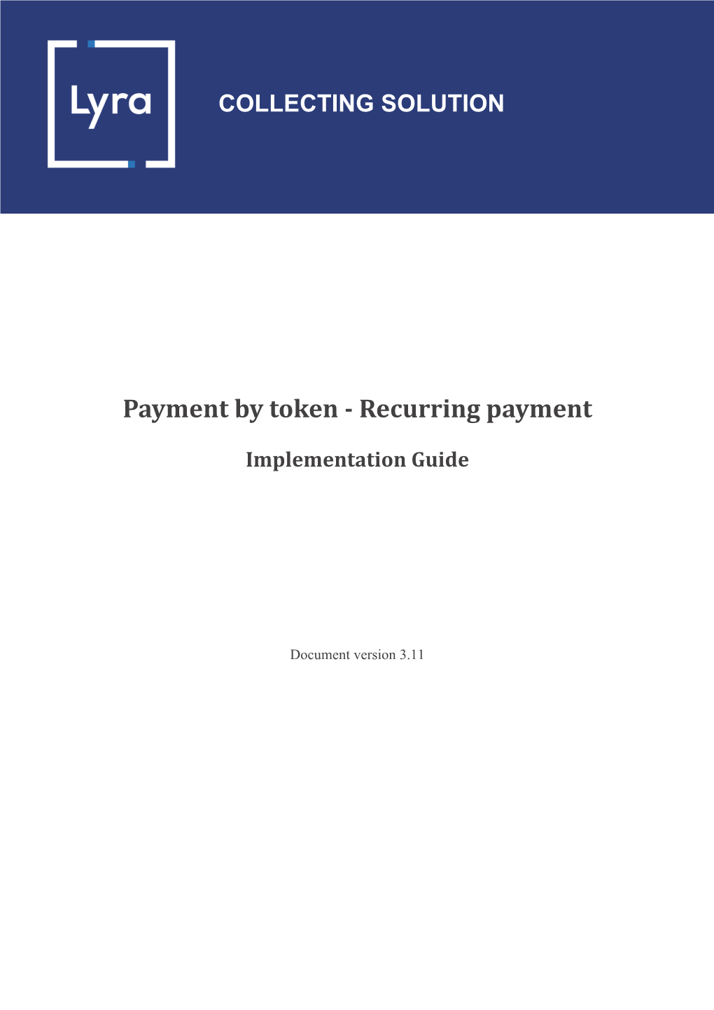 Payment by Token - Recurring Payment