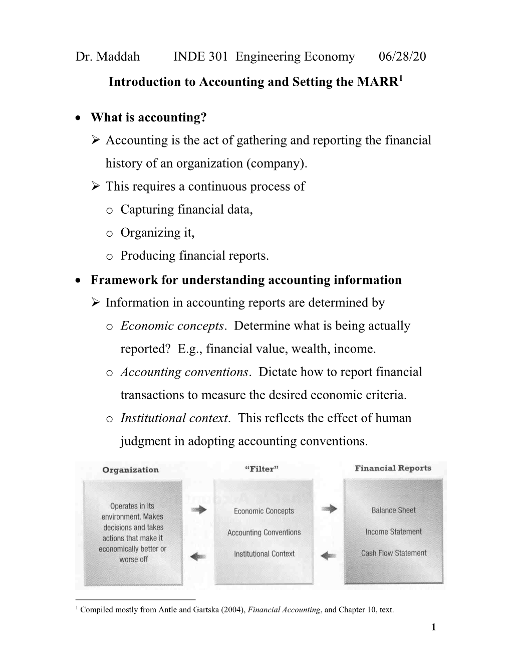 Financial Statements: Balance Sheet