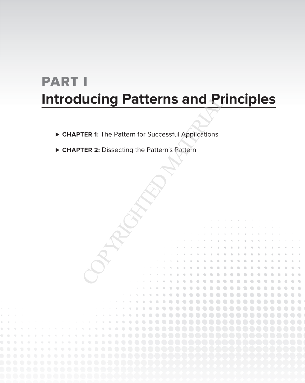 Introducing Patterns and Principles