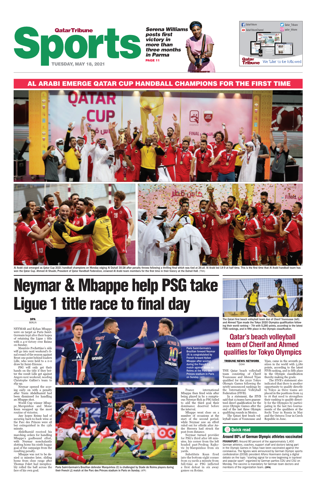 Neymar & Mbappe Help PSG Take Ligue 1 Title Race to Nal