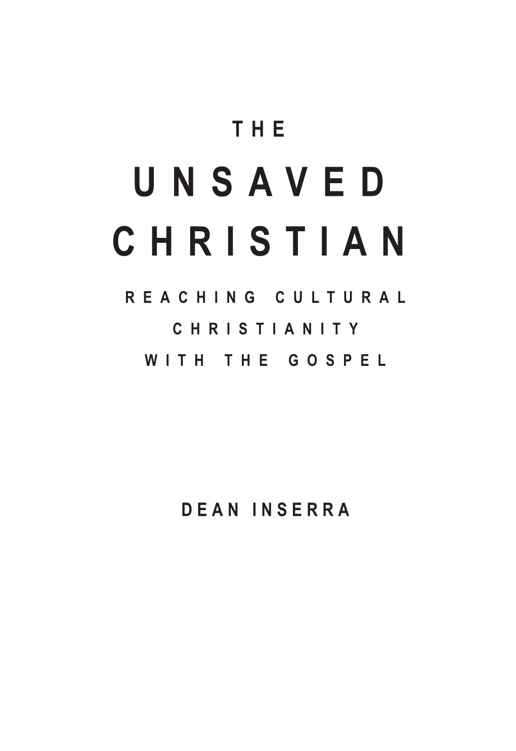 Unsaved Christian