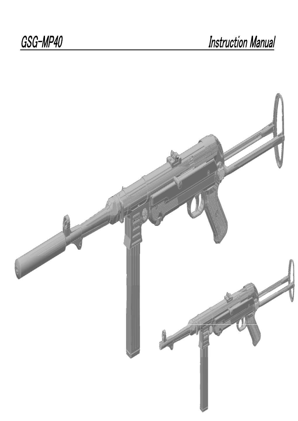 GSG-MP40 Instruction Manual