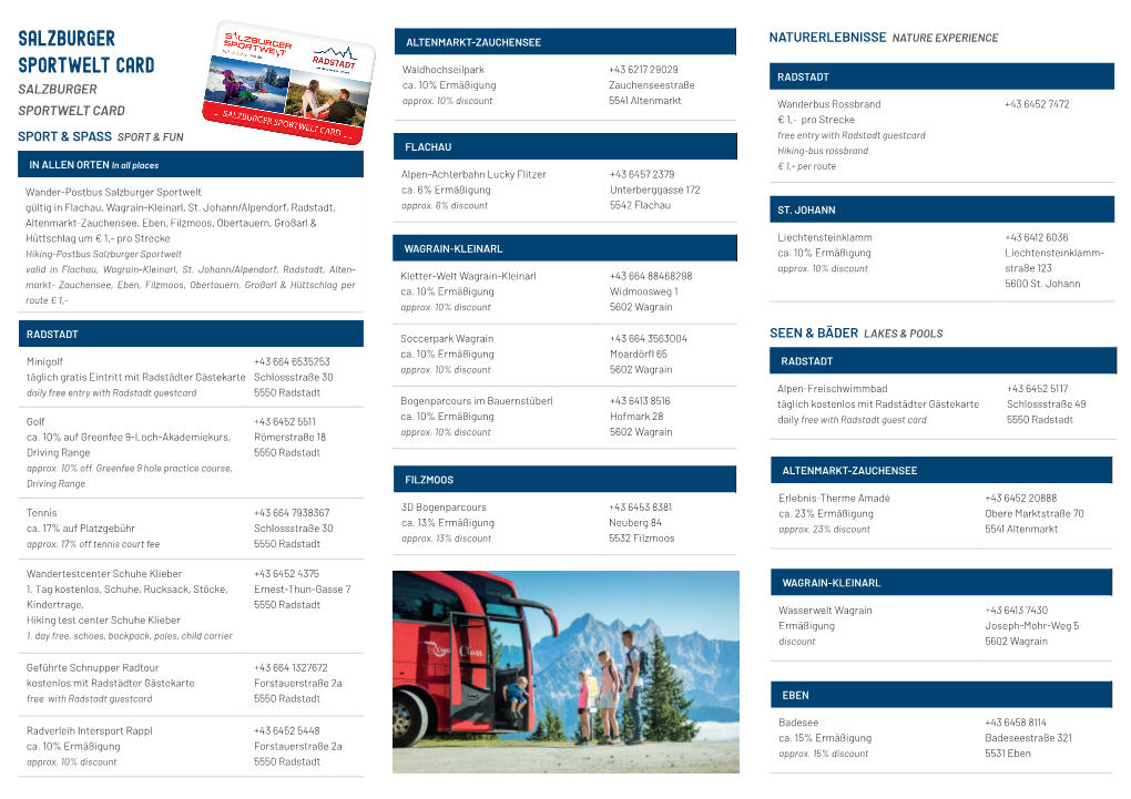 Salzburger Sportwelt Card