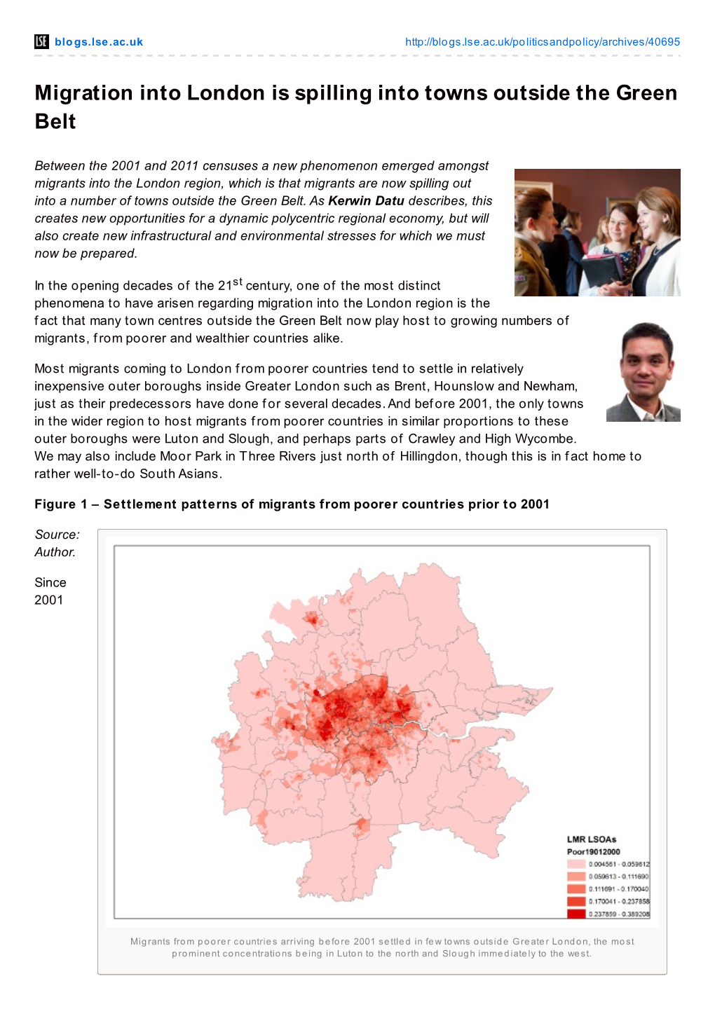 Migration Into London Is Spilling Into Towns Outside the Green Belt