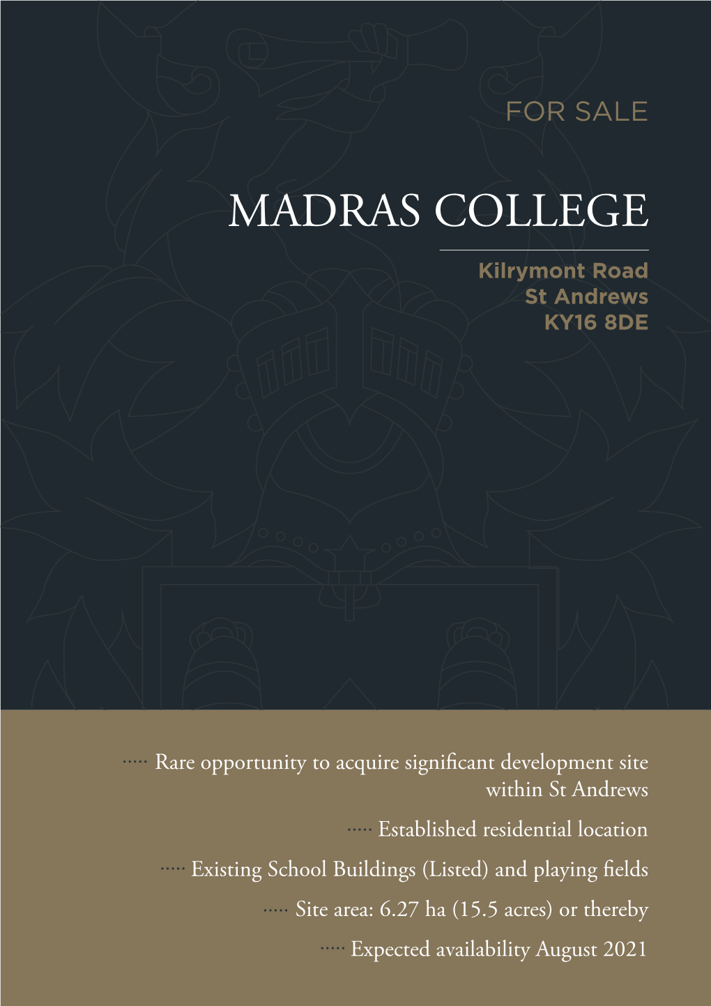 MADRAS COLLEGE Kilrymont Road St Andrews KY16 8DE