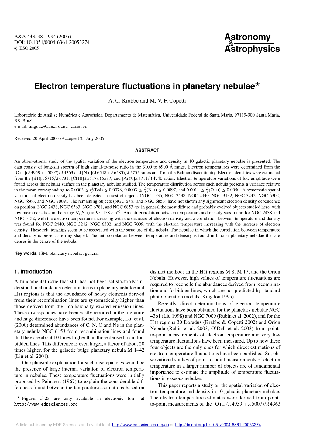 Electron Temperature Fluctuations in Planetary Nebulae