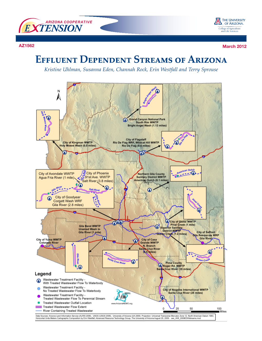 Effluent Dependent Streams of Arizona