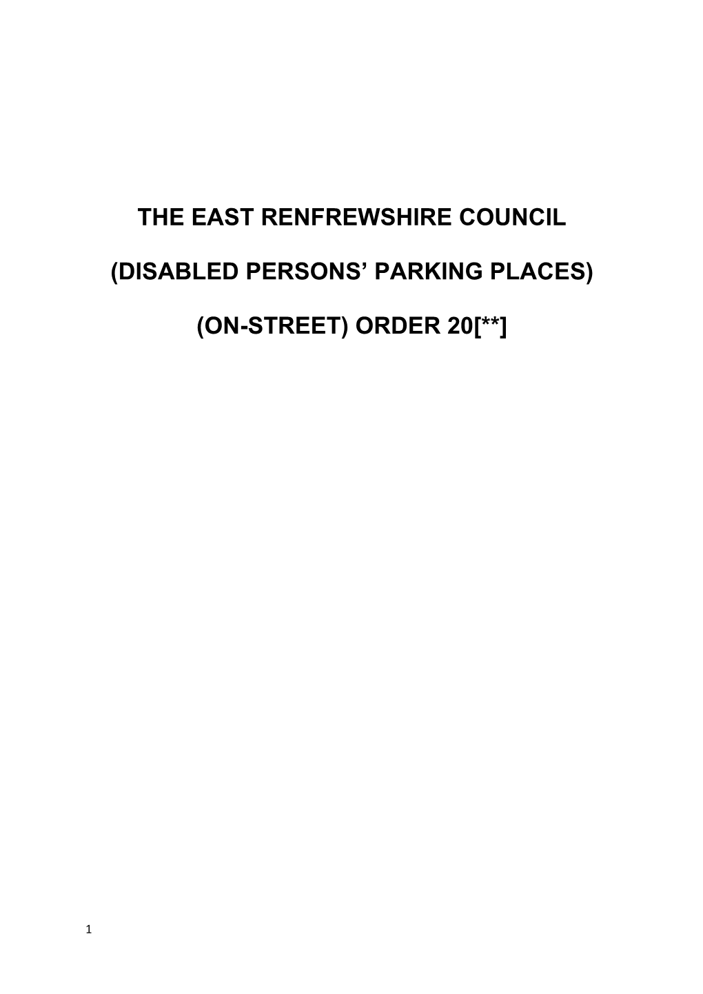 The East Renfrewshire Council