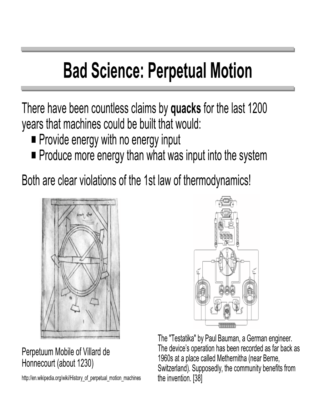 Free Energy Scams