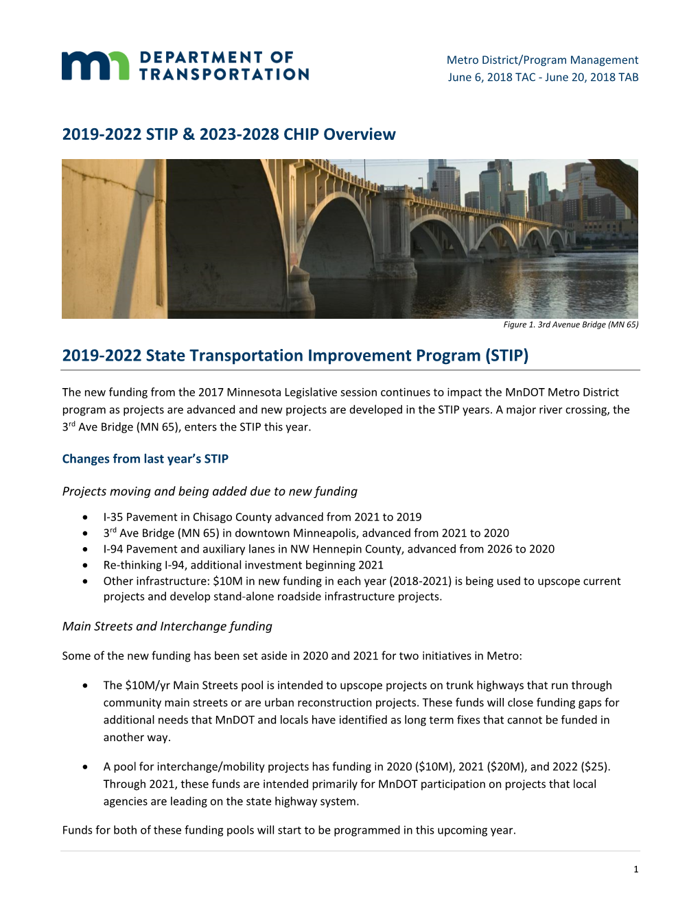 Transportation Improvement Program (STIP)