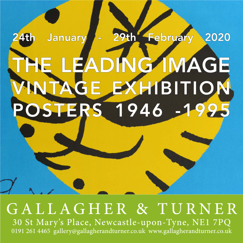 The Leading Image Vintage Exhibition Posters 1946 -1995