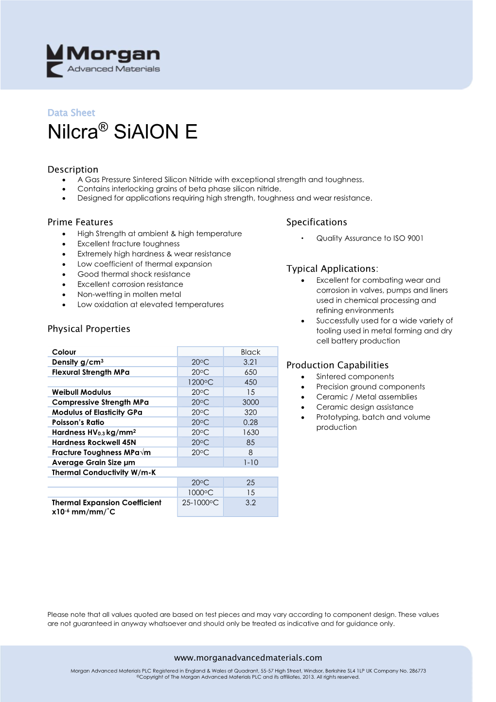 Nilcra® Sialon E