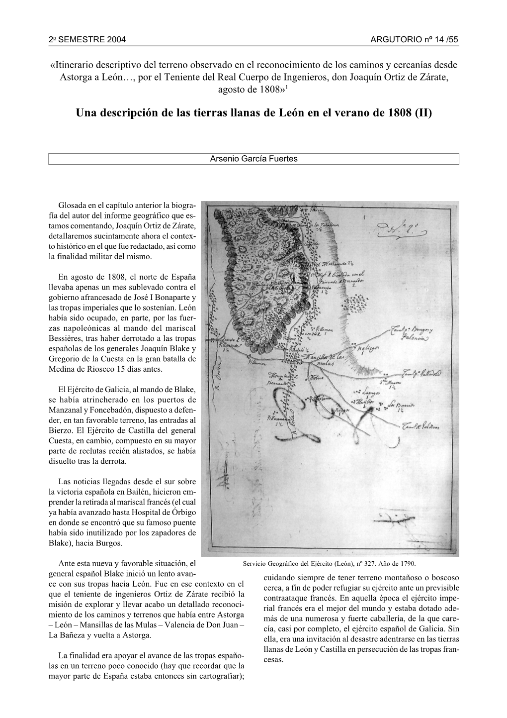 Una Descripción De Las Tierras Llanas De León En El Verano De 1808 (II)