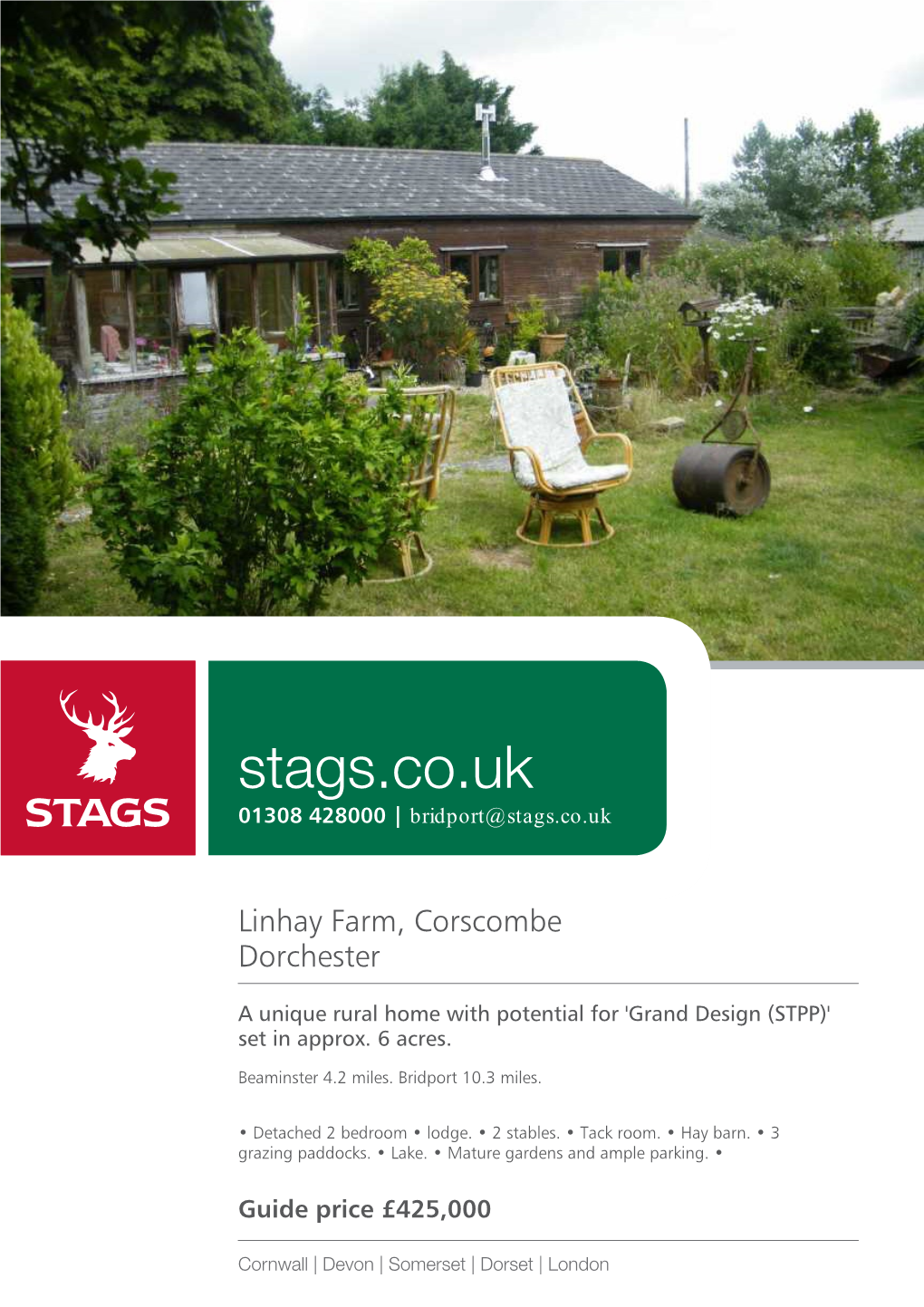 Stags.Co.Uk 01308 428000 | Bridport@Stags.Co.Uk