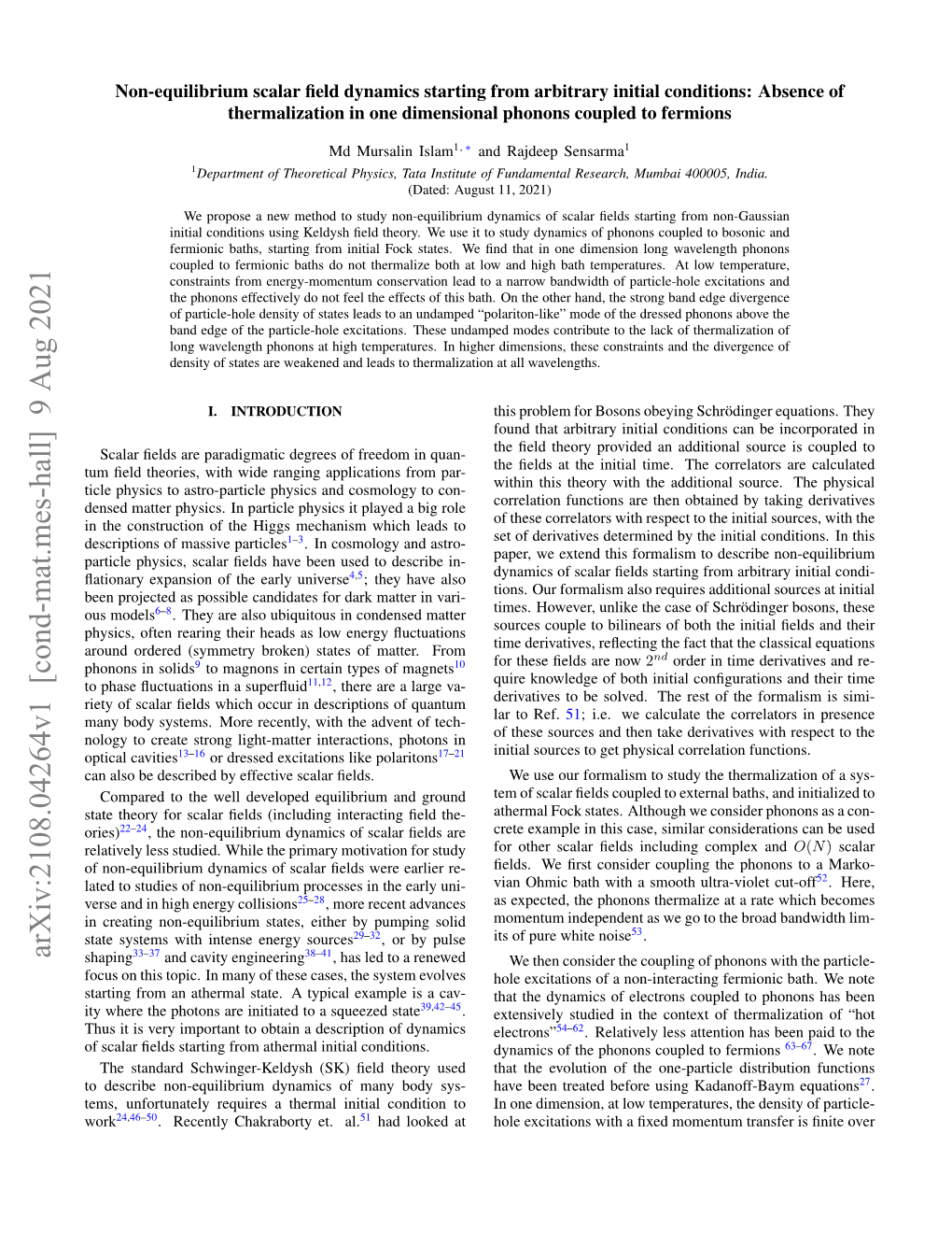 Arxiv:2108.04264V1 [Cond-Mat.Mes-Hall] 9 Aug 2021