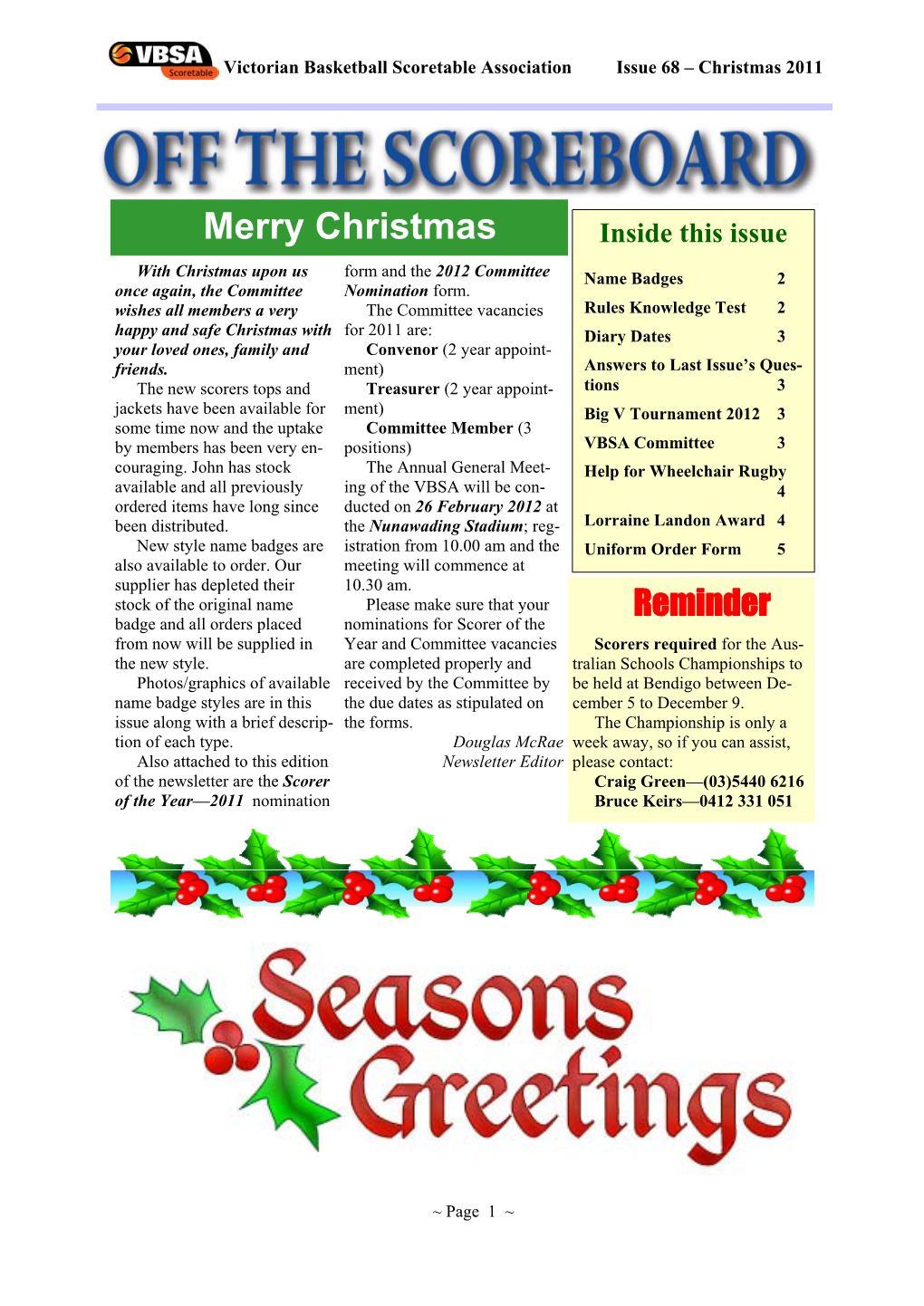 Newsletter Christmas 2011V1.Pub