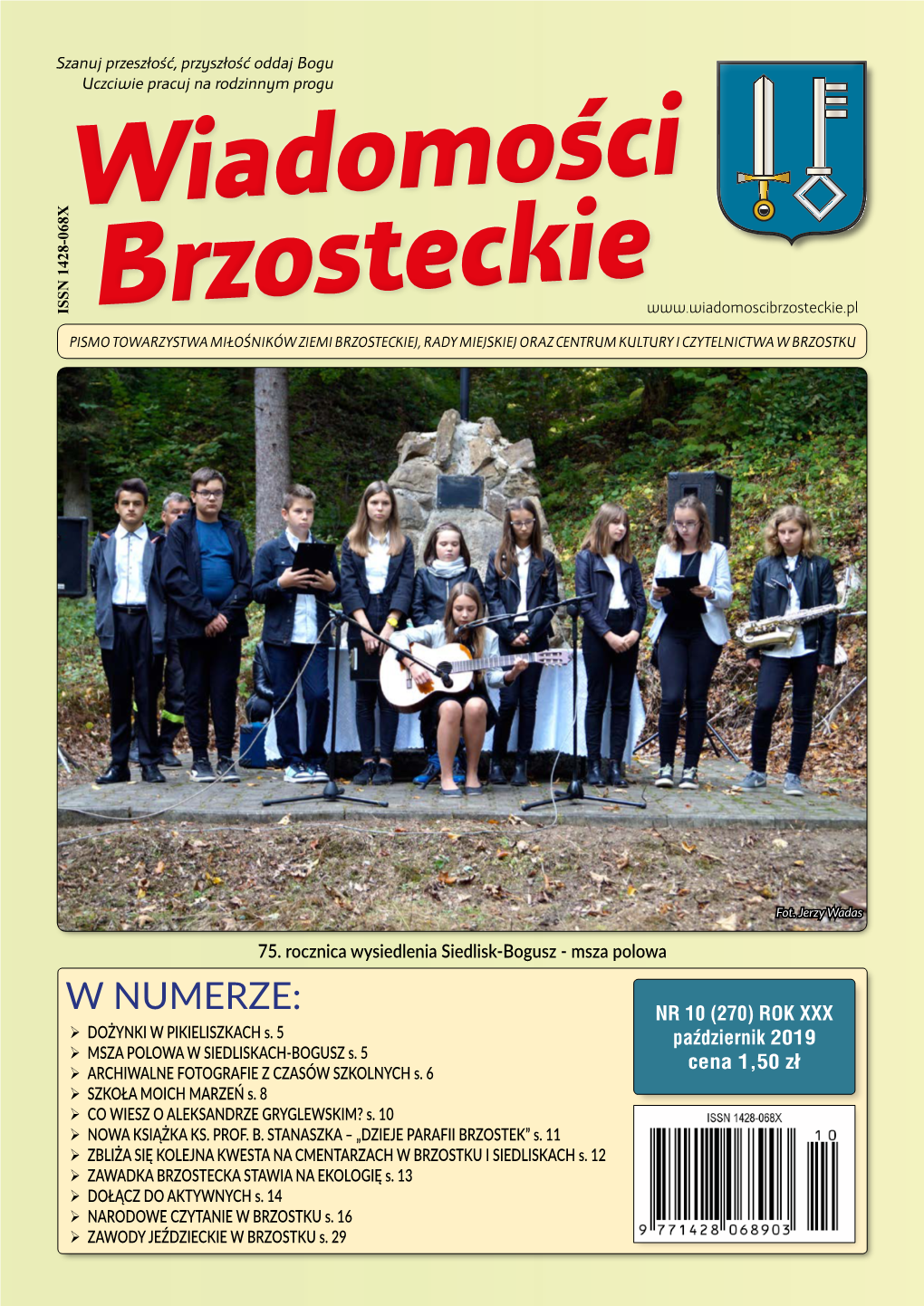 WIADOMOŚCI BRZOSTECKIE Nr 10/2019