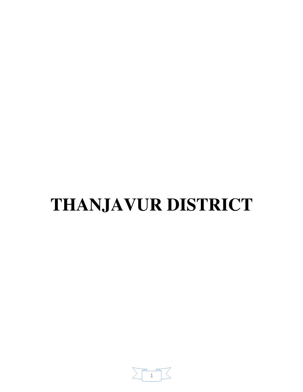 Thanjavur District