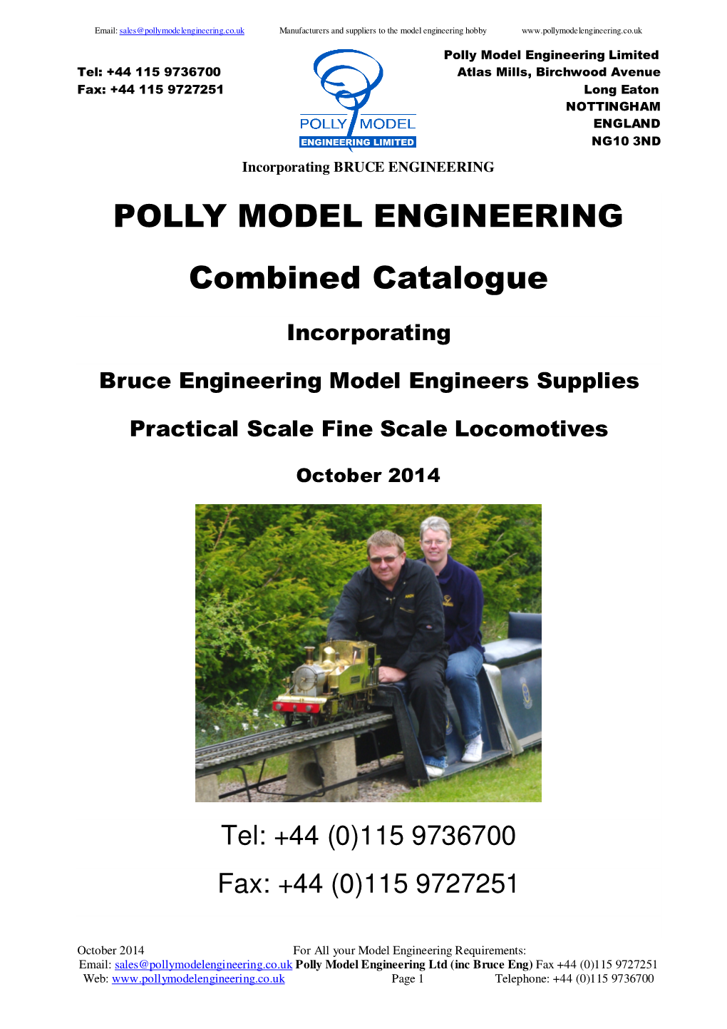 POLLY MODEL ENGINEERING Combined Catalogue