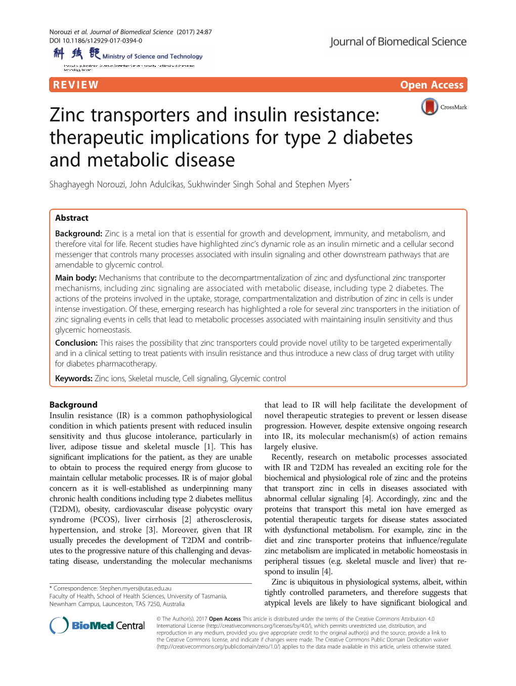 Zinc Transporters and Insulin Resistance: Therapeutic Implications
