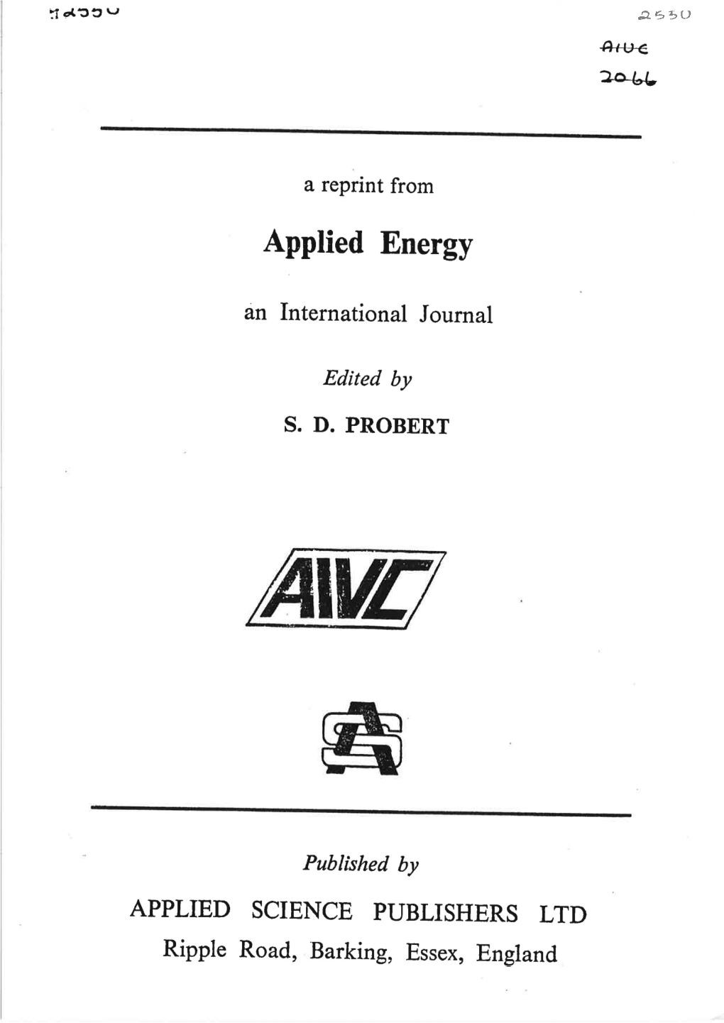 Apptied Energy