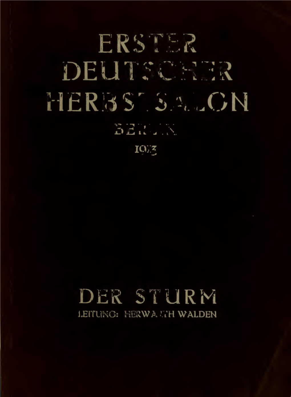 Erster Deutscher Herbstsalon, Berlin 1913