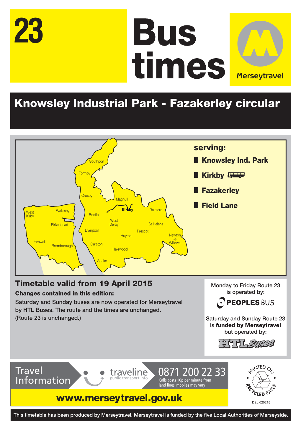 Knowsley Industrial Park - Fazakerley Circular