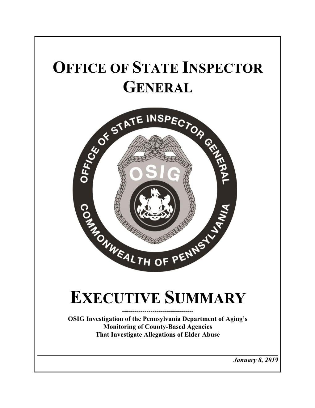 Office of Inspector General