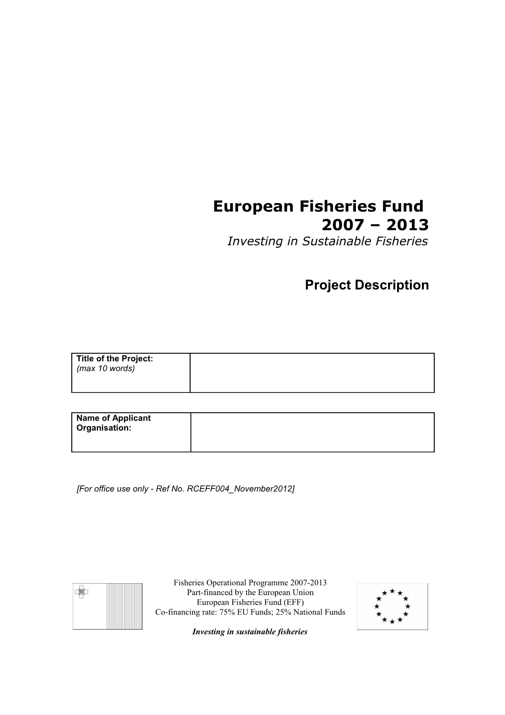 Structural Funds Programme 2007-2013